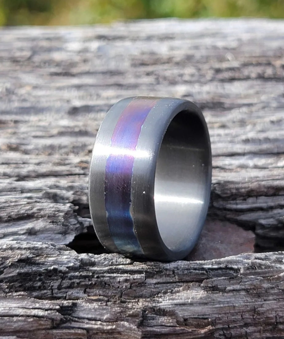 Titanium and Zirconium anodized titanium – Steel Valley Jewelry