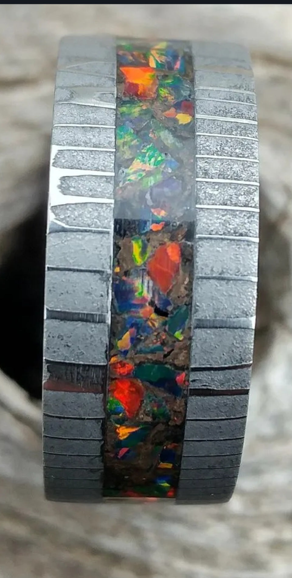"Stained Glass" High Quality Spirograph Pattern Stainless Steel Damascus