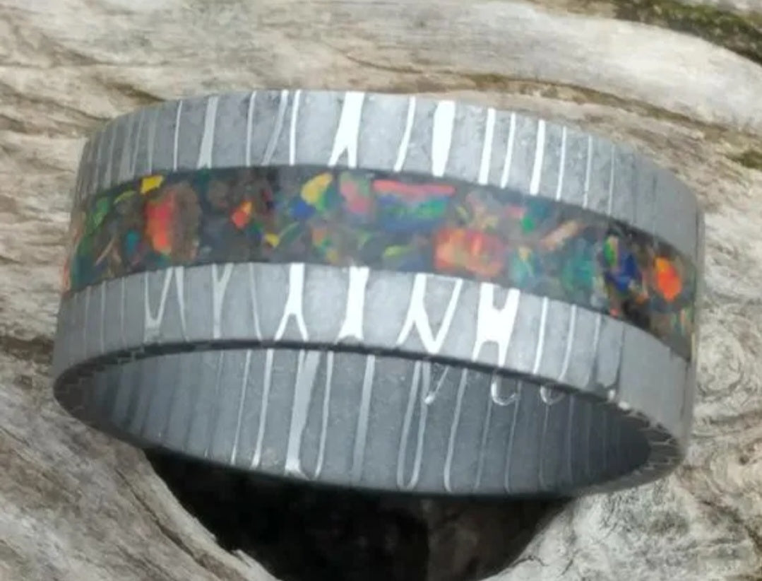"Stained Glass" High Quality Spirograph Pattern Stainless Steel Damascus