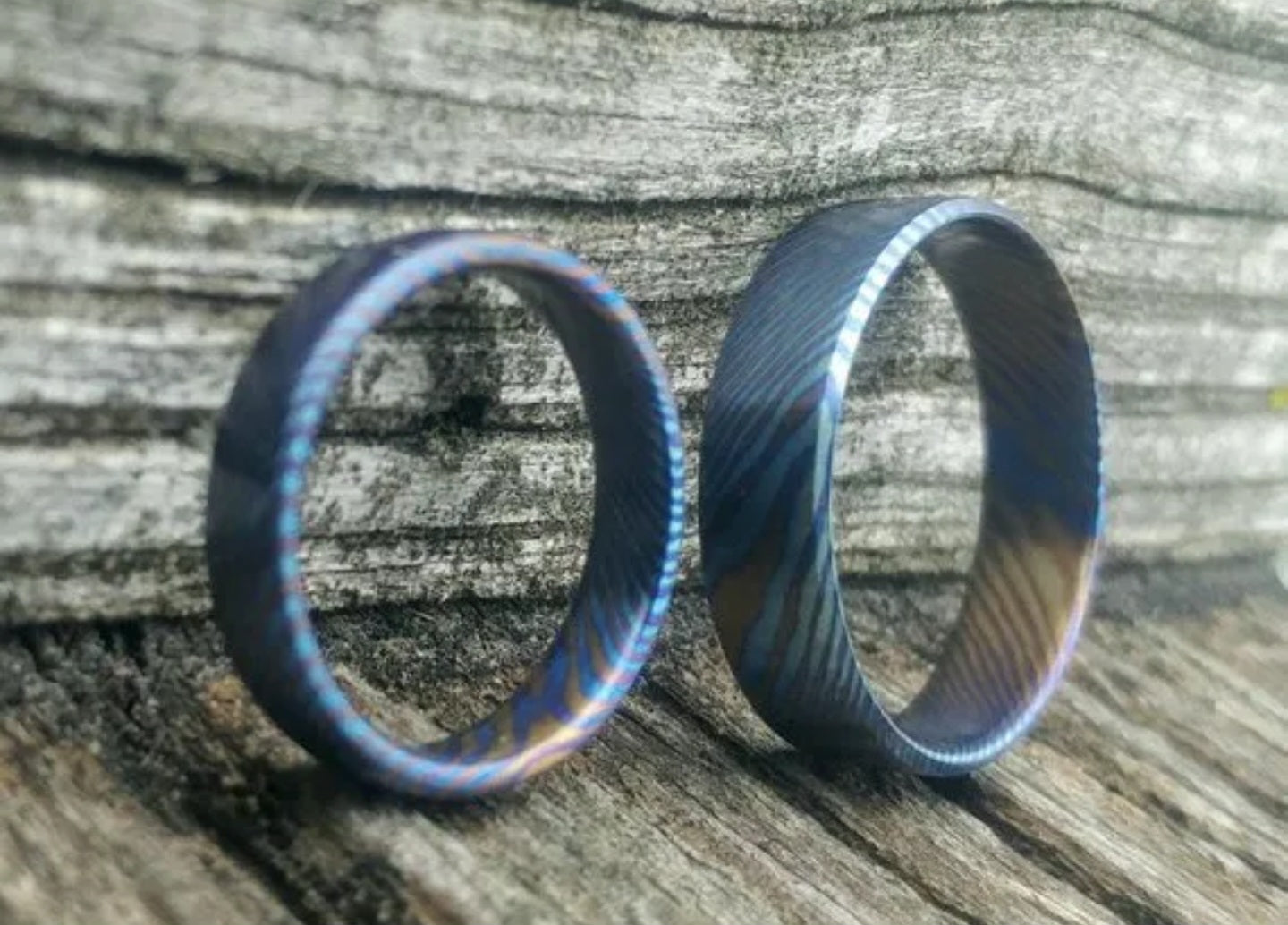 Titanium Couple's Wedding Ring Set | Vansweden Jewelers