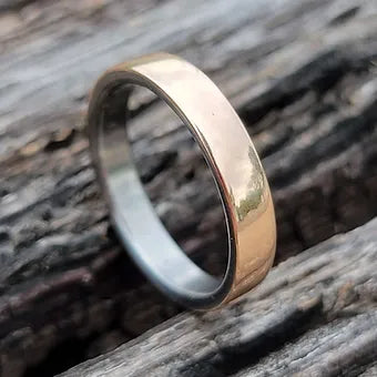 Titanium and copper ring set